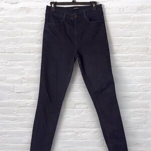 J Brand Maria High Waist Super Skinny Jeans Blue Bird Size 29